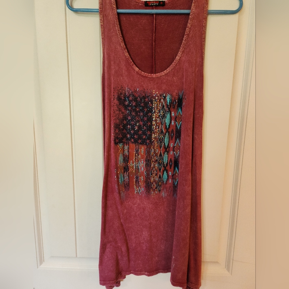 Blingy Sleeveless Tank